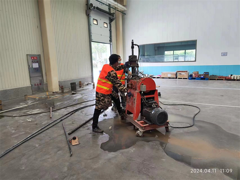 道县厂房地面下沉塌陷注浆加固施工